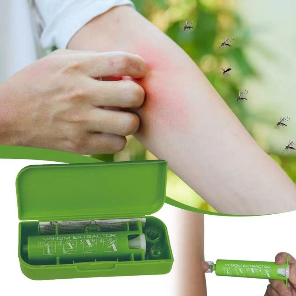 Natural Itch Relief Bite Venom Extractor Bites Relief Insect Sting Sucker Outdoor Gadgets