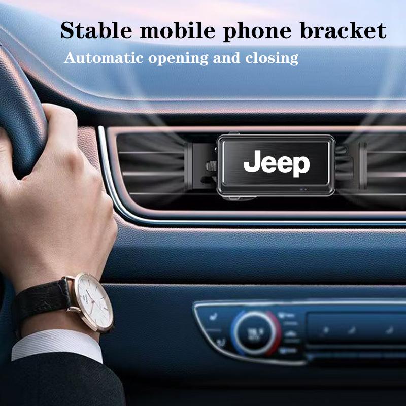 Magnetic Car Phone Mount in Car Phone Holder Air Vent For Jeep TRAILHAWK COMMANDER LIBERTY Wrangler Lanyard Car Accessories