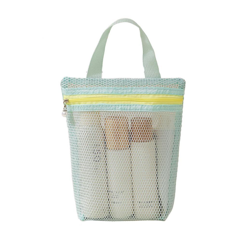 Portable Mesh Makeup Bag Gauze Toiletry Bag Portable Travel Storage Bag  Business