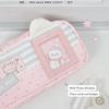Cat Ear Design Pen Bag Multi-Layer Stationery Bag Kawaii Pencil Case  Gift
