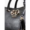 GUESS Sac à main noir pour femme - Salinge Luxury Satchel 314063