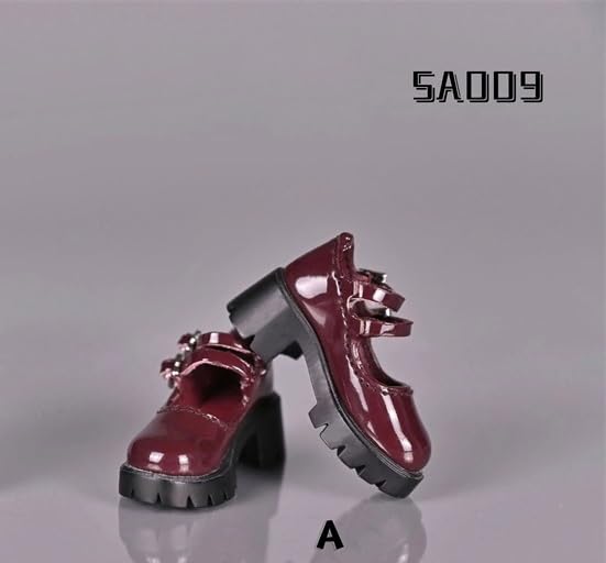 Фигурка для TBLeague Body SAtoys SA009 Fashion High School Girl JK Leather Style Leather Hollow Shoes School Shoes Head and Clothes Not [TOYBARJAPAN]