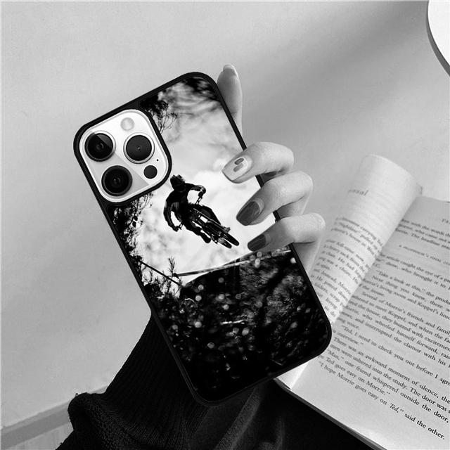 Спортивный Горный Велосипед Велоспорт Арт Чехол Для iPhone 17 Air 15 16 14 13 12 Pro Max 11 Pro Max Plus Чехол Для Телефона Coque