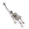 [K0641] - Silver 'Skeleton' Body Piercing