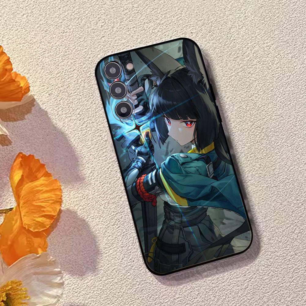 Чехол для телефона Hoshimi Miyabi из игры ZZZ, черный силикон, мягкий, для Samsung Galaxy A73, A72, A71, A70, A53, A52, A51