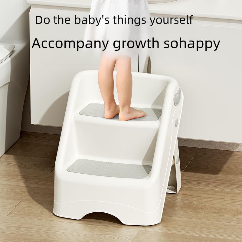Children's Step Stool: Footstool for Toilet & Handwashing, Small Chair, Baby Stool