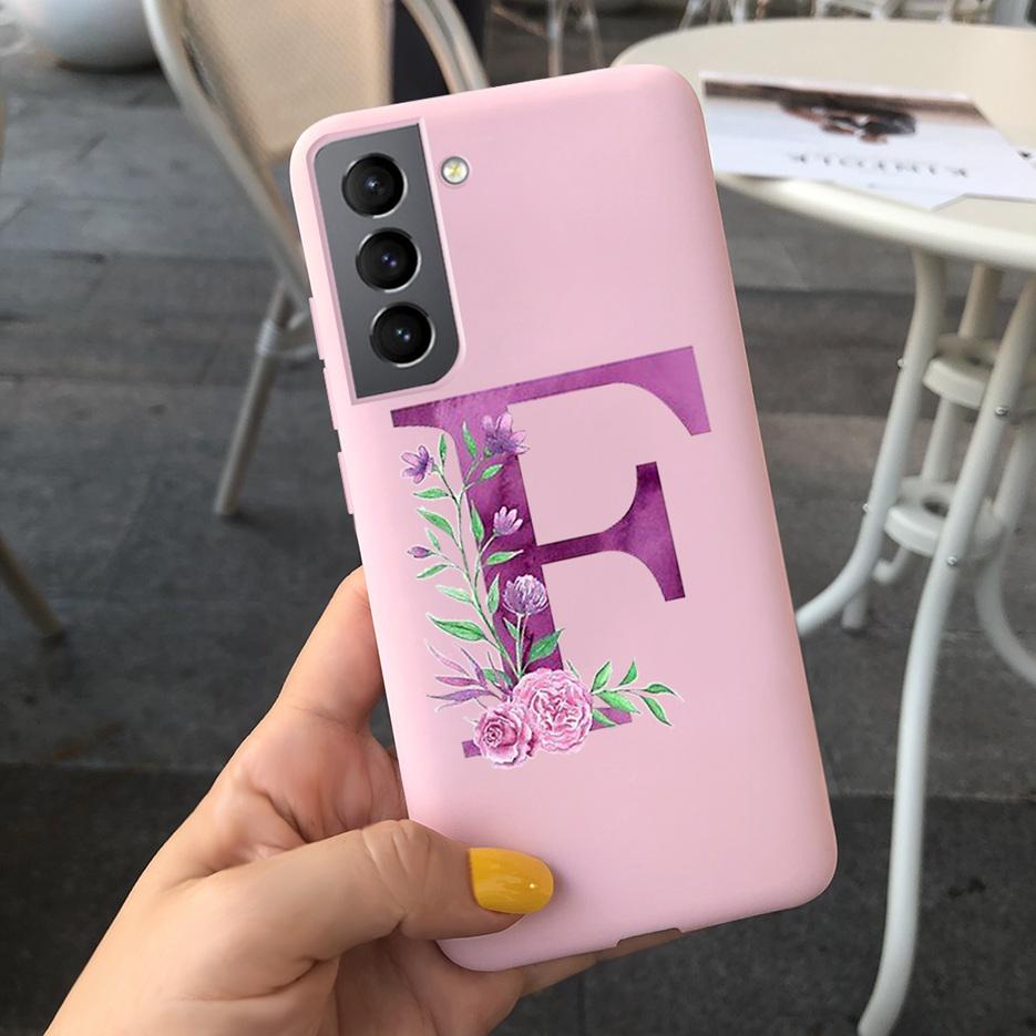 Чехол для Samsung S21 5G S21 Ultra Plus Милые Буквы Чехол Для Samsung Galaxy S21 Plus 5G S21+ S 21 Ultra Чехлы для Телефона Мягкие Fundas
