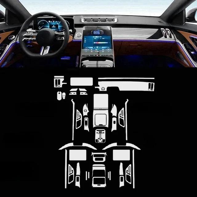 Car Central Control Screen Navigation Anti Scratch TPU Protection Film For Merceds Benz S Class S400 S450 S500 -
