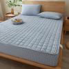 Водонепроницаемый чехол для матраса, клетчатый хлопковый утолщенный наматрасник, прочный нескользящий простынь, дышащие чехлы с защитой от клещей