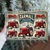 Металлическая настенная art Farmall Tractor Винтажный Рустик Железный Декор Знак 2D Плоский Гараж Офис Дом Сад