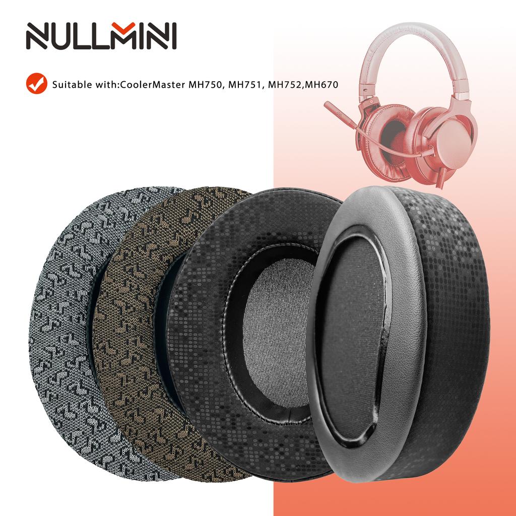 NullMini Replacement Earpads for CoolerMaster MH750, MH751, MH752,MH670 Headphones Ear Cushion Earmuffs Headset Headband