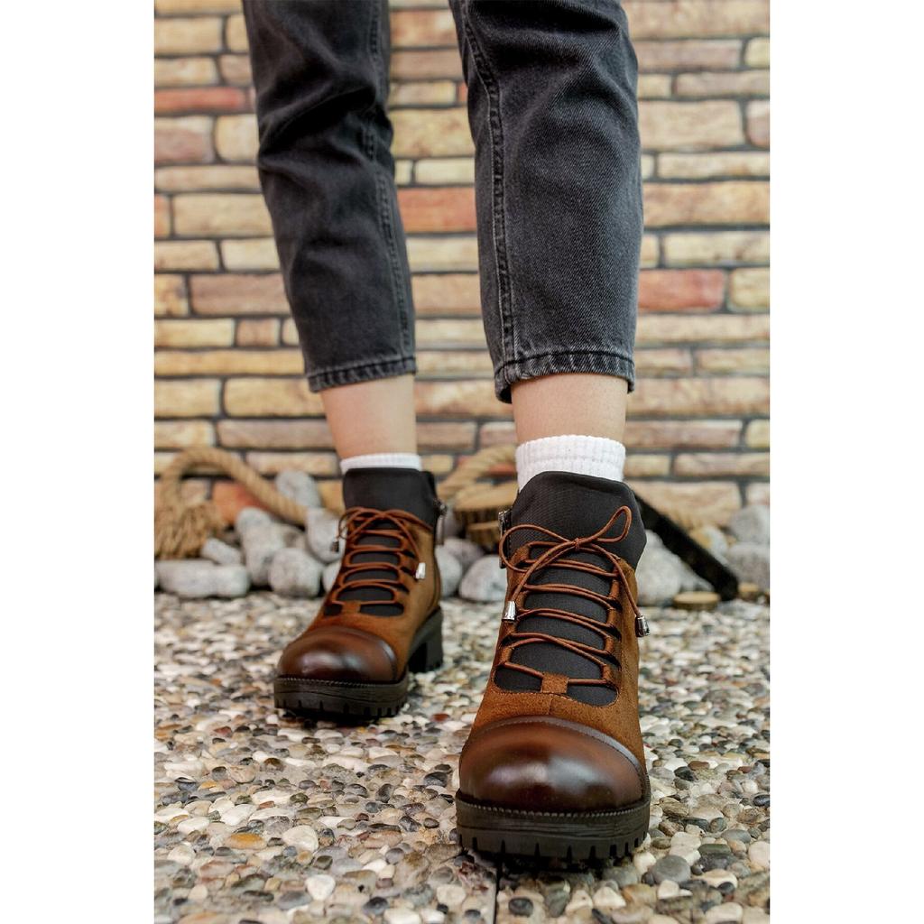 Черные женские ботинки 0012720