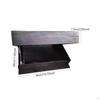 Floating Shelf Holder with Compartment Decorative Wall Mount Drawer Storage Rack for Small Space