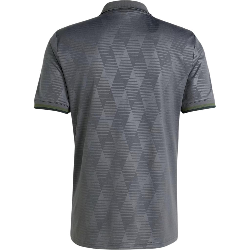 Adidas Originals FC Bayern X Originals Logo Fashion Slim Fit Comfortable Short Sleeve Football Shirt Men Tops Gray IW7299