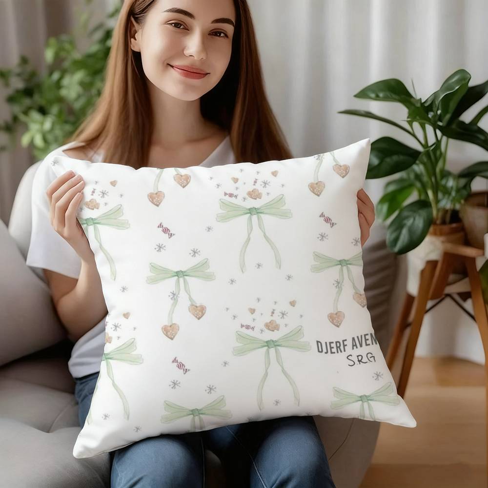 Djerf Summer BerriesS Print Avenue Pillow Case Plush Fabric Soft Pillowcase Double Sided Print Cushion Cover Household Gifts