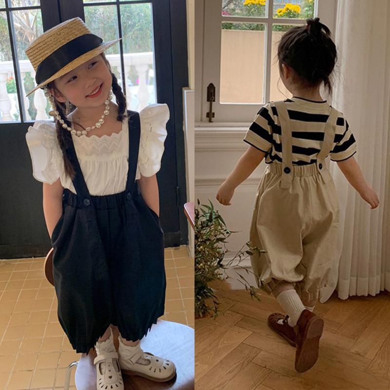 Детский комбинезон для девочек, комбинезон-шаровары, детский боди (Только брюки)