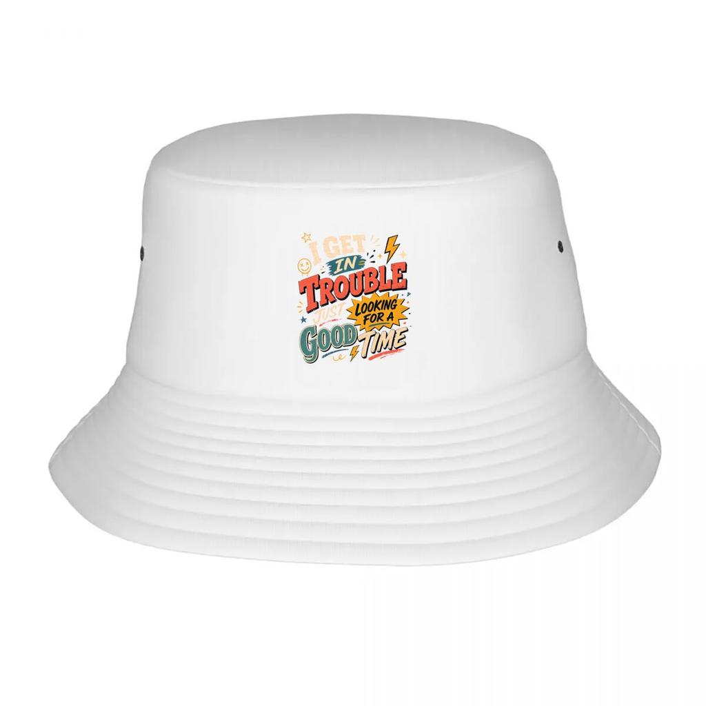 Wild Nights Trouble Quote Typography FisherUnisex Hat Winter Cap