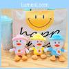 Adorable Plush Duck Keychain Cute Yellow Duck Bag Charm Soft Stuffed Toy