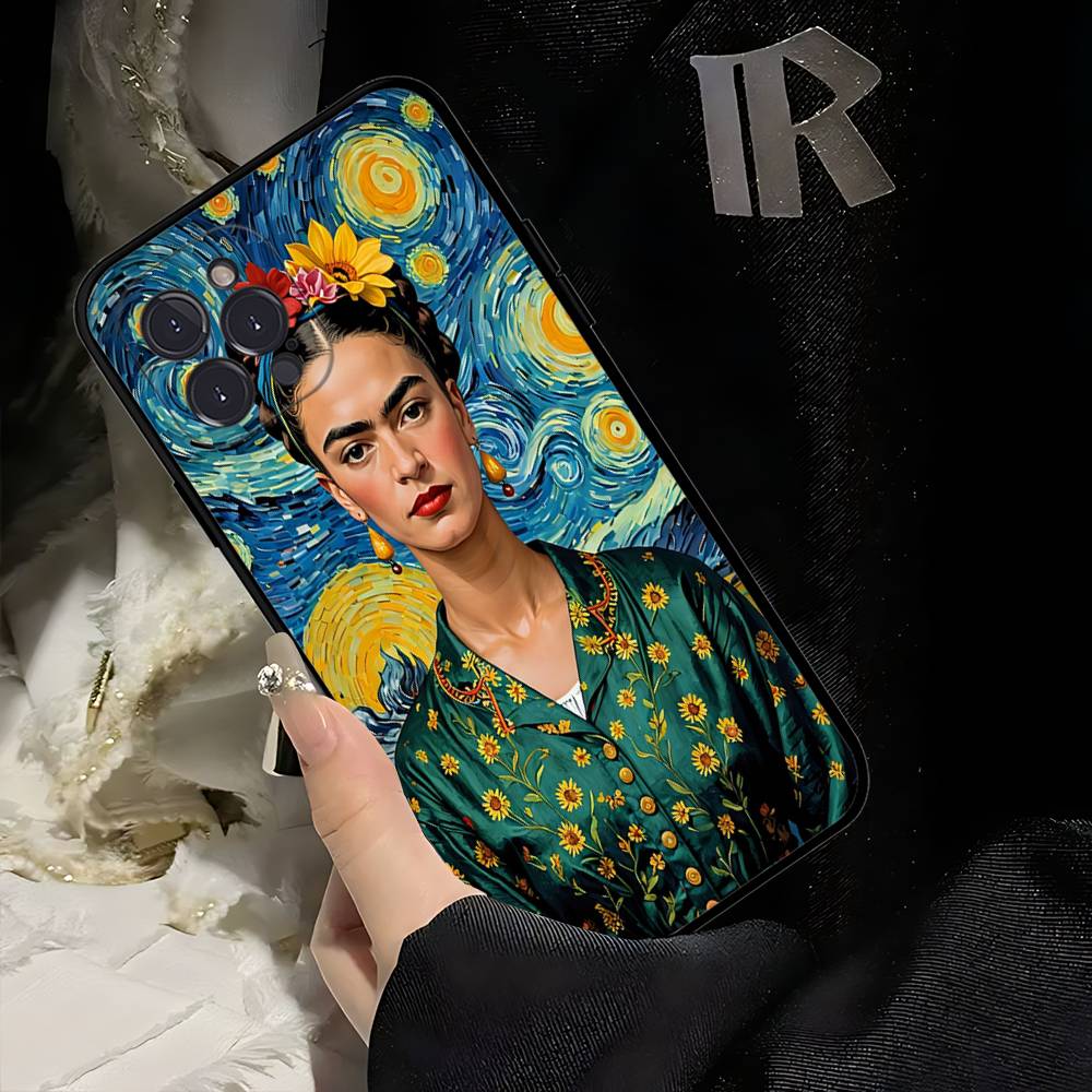 F-Фрида-s K-Кало-g Искусство Для iPhone 17 16 15 14 Pro Max Air 11 12 13 Mini Plus Чехол для Телефона