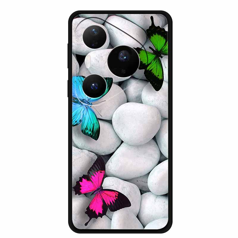 Чехол для Huawei Pura 80 Pro+ Мягкая силиконовая задняя крышка для Huawei Pura 80 Pro Pura80 Pro Plus Защитный чехол для телефона Животный бампер
