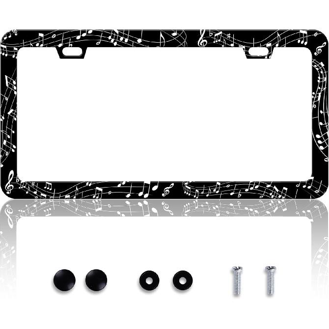 Jesus The Way The Truth The Life License Plate Frame Cross License Plate Frames Personalise Stainless Steel Funny Design Compatible with Standard