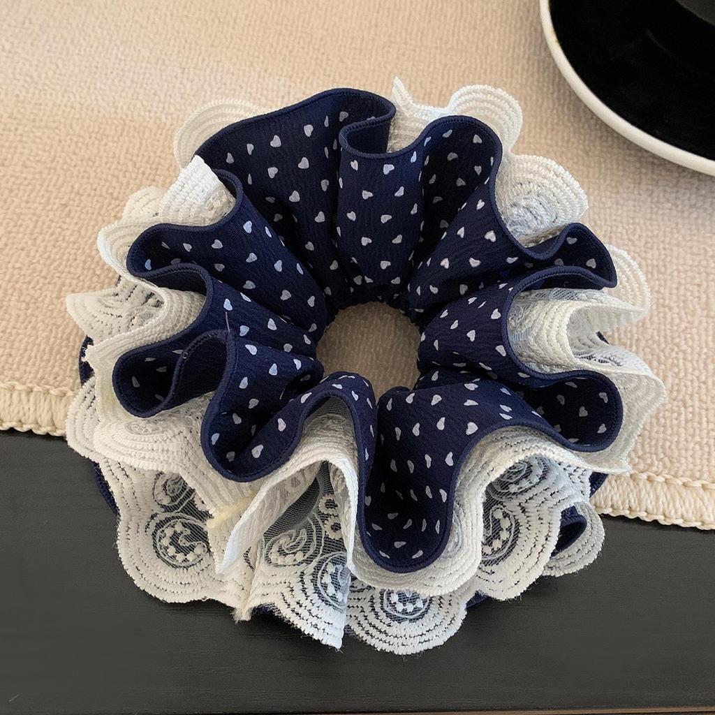 French-Korean Double-Layer Ballet Lace Extra Large Hair Scrunchie