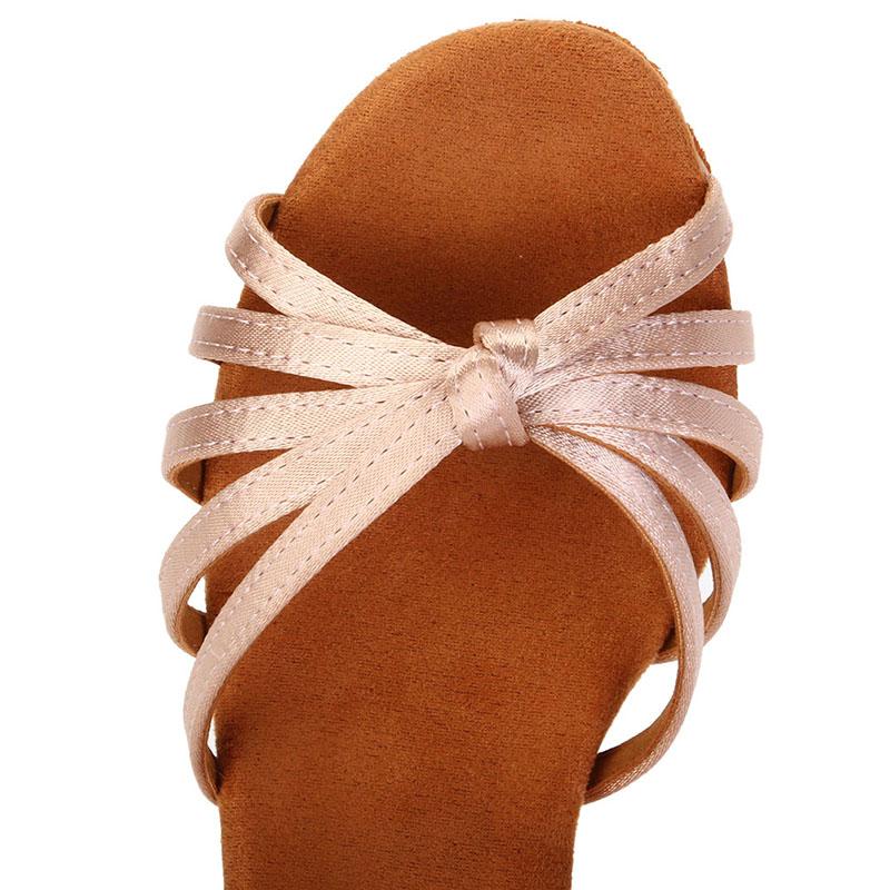 Профессиональные женские туфли для бальных танцев на высоком каблуке 7 см, обувь для латинских сальсы с открытым носком на мягкой подошве в помещении