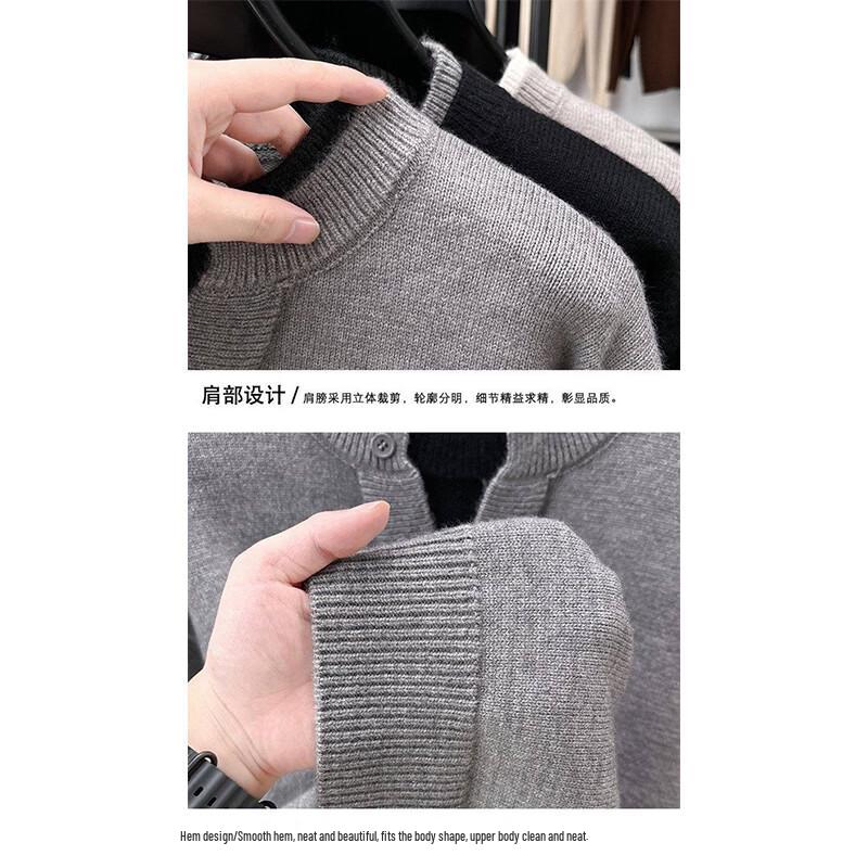 Pierre Cardin Мужской повседневный свитер с круглым вырезом
