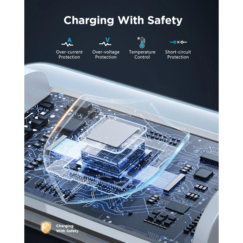 Магнитное беспроводное зарядное устройство для iPhone - 3-в-1 магнитная безопасная зарядная станция для различных устройств