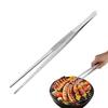 Kitchen Tweezers Extra-Long Stainless Steel Cooking Tongs Fine Tweezer for Grilling Anti-Slip Handle Multi-Functional Tweezers