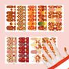 Autumn Maple Leaf & Plaid Waterproof Nail Art Stickers (YMY2380-2388)