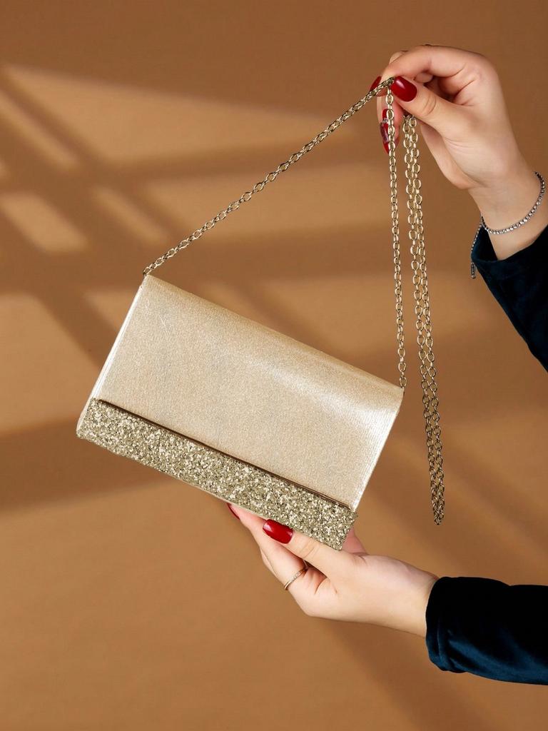 Trendy Evening Bag For Party Wedding Banquet Gift Women Chain  Crossbody Shoulder Bags Glitter Rhinestone Clutch Envelope Bags