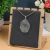New Style Necklace Natural Stone Turquoise/Labradorite Irregular Hemmed Pendant Necklace For Birthday Gift Chains 60 CM