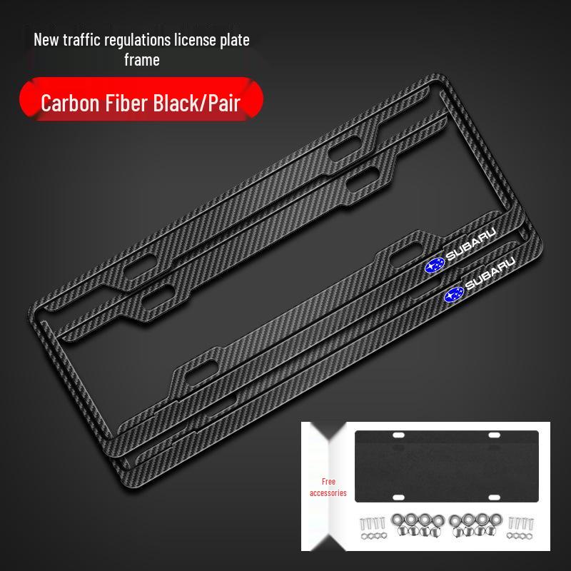 Совместимые рамки для номерных знаков для Subaru: STI, Forester, XV, Outback, BRZ, Legacy, WRX.
