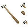 Guitar Fret Hammers Double-sided Headed Fretwork Mallet Sturdy Compact Repair Tool Wooden Handle for Bass Ukulele Mandolin