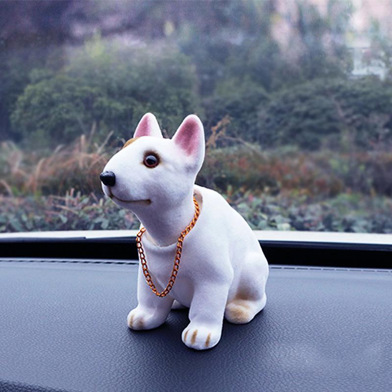 1 шт. кивающая качающаяся голова из смолы, имитация собаки, автомобиля, кукла, игрушка для украшения дома и офиса, приборной панели, автомобильные украшения, аксессуары для мужчин