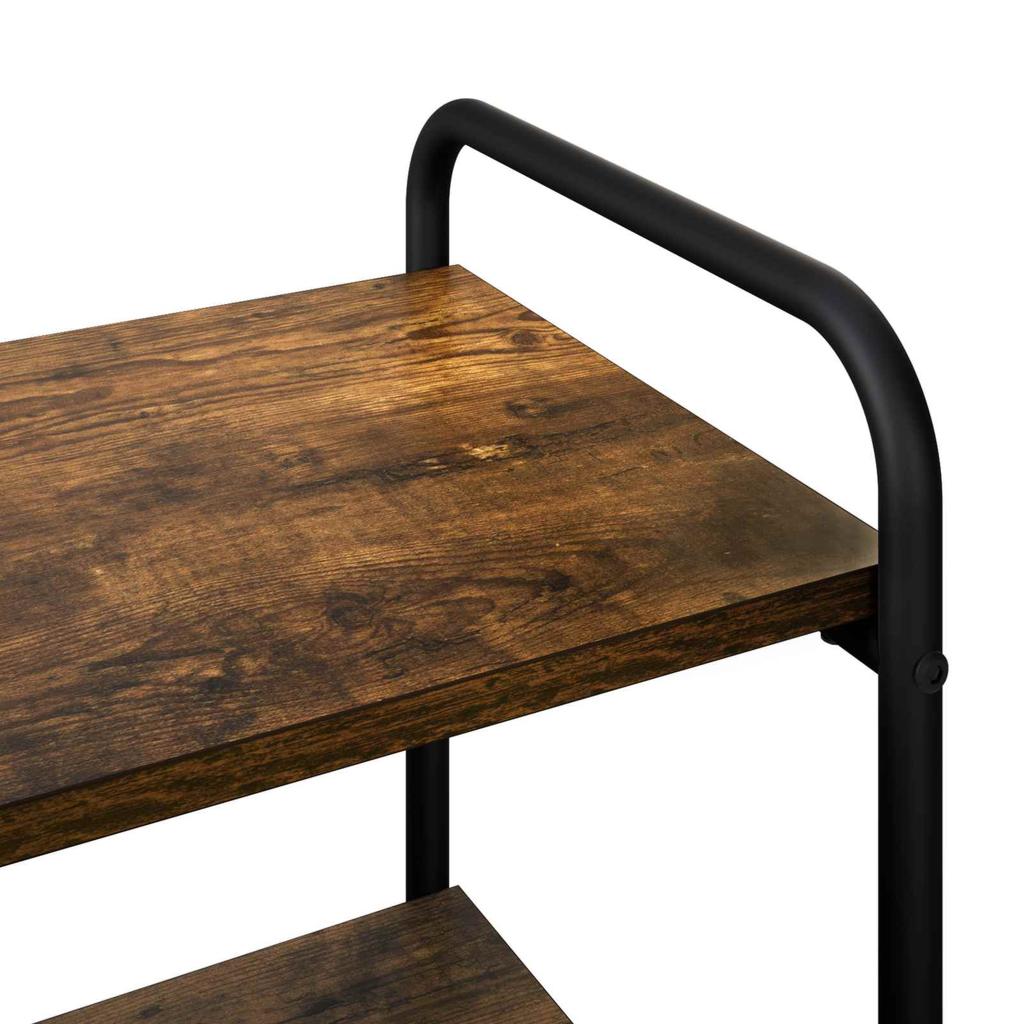 Console Table Smoked Oak 80 x 35 x 75 cm Particle Board