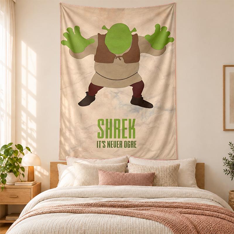 Shrek Tapestry highquality for decorating living room bedroom dorm walls ideal as bedroom wallart orholiday gift