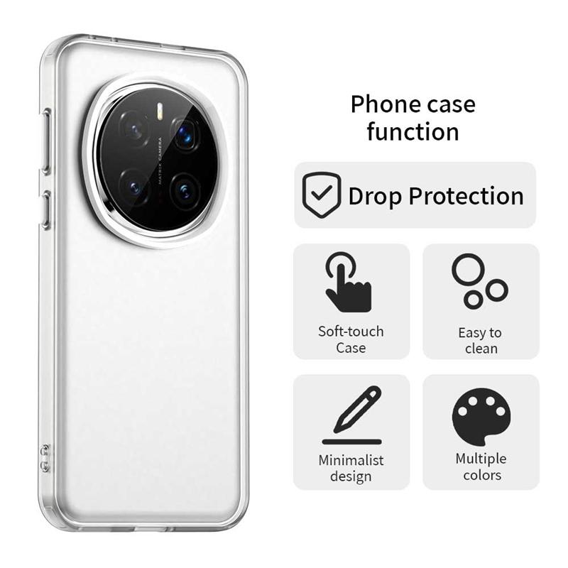 Для Honor Magic 7 Pro Чехол Чехол Honor Magic 7 Pro Capas Прозрачный Ударопрочный Матовый Матовый Чехол Huawei Honor Magic 7 Pro