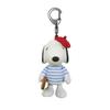 Ushikubo Kogei Snoopy Food Series Costume Keychain, French Bread, Approx. 60mm H X 33mm W X 42mm H (SN-384)