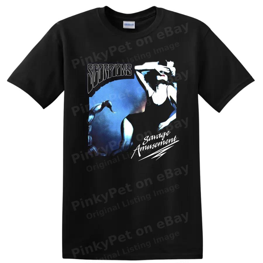 Scorpions Rock Metal Music T Shirt Vintage Band Logo Tee For Fans