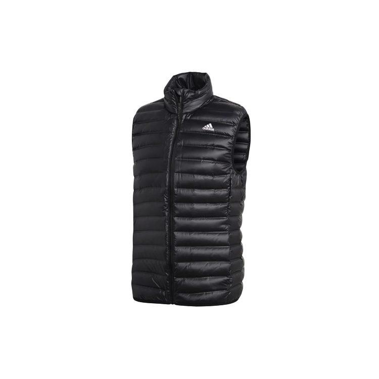 adidas Мужские пуховики Черный Стойка Умеренный Стеганый пуховик BS1563