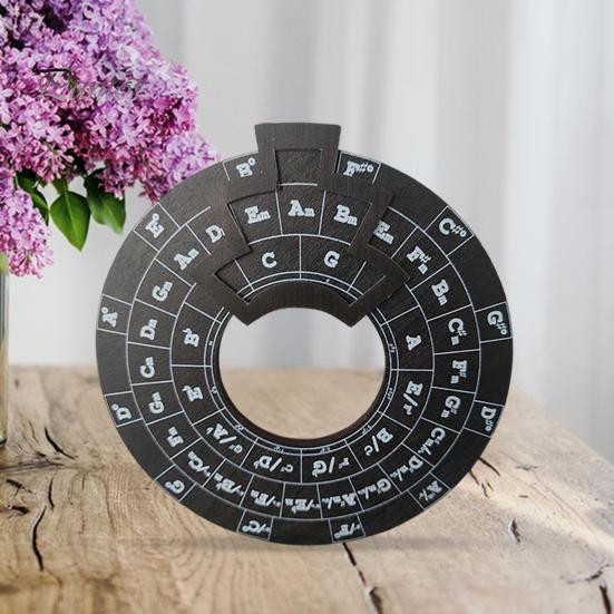 Колесо аккордов для гитары Колесо квинтового круга Портативный инструмент для создания мелодий Простой в использовании инструмент для изучения теории музыки для музыкантов Написание песен