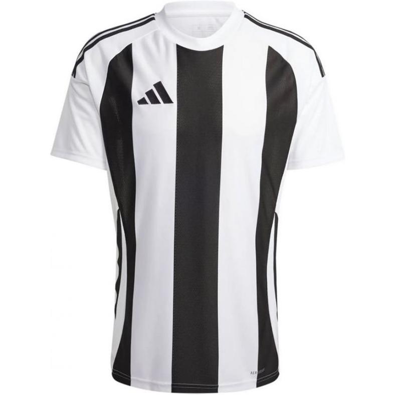 Adidas Striped 24 Jersey White/Black Men Streetwear IW2143
