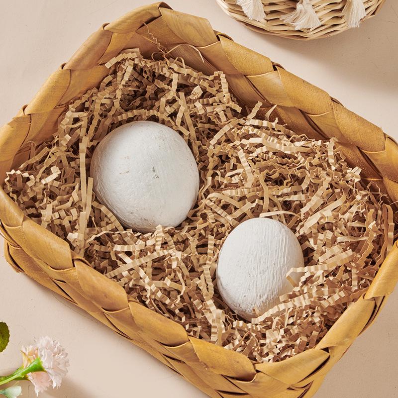 Wavy Cowhide Color Shredded Paper Filler for Gift Boxes - Red Wine Cosmetics Wrinkled Raffia