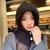 1pc Women Drawstring Balaclava Hat,Face Neck Warm Knit Ski Mask Cover Outdoor Warmer Cowl Hood for Winter Halloween,Christmas