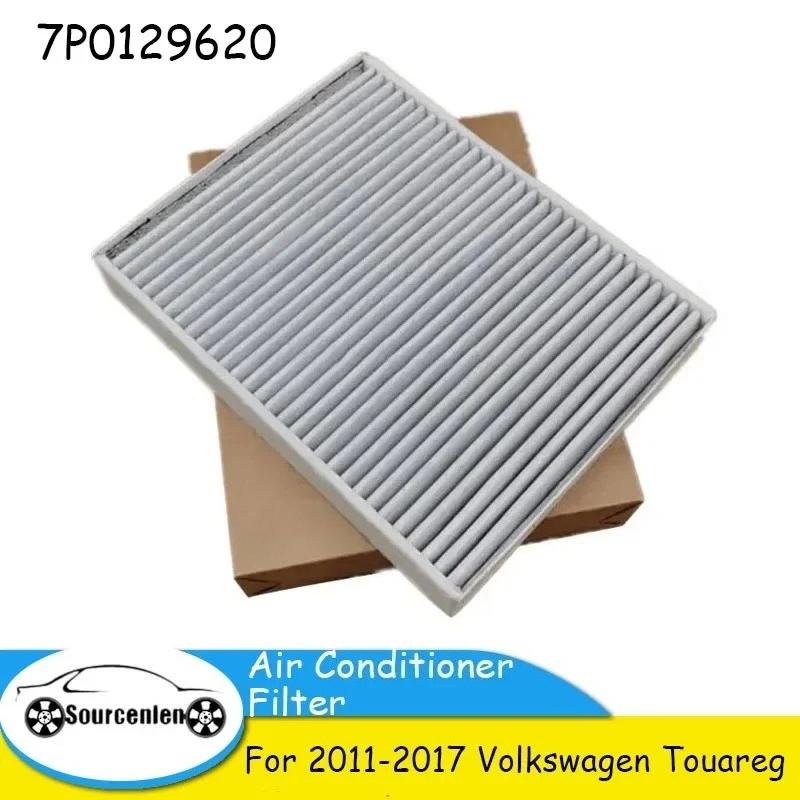 Active Carbon Cabin Air Conditioner Filter Suit for 2011-2017 Volkswagen Touareg OEM NO 7P0129620 95857221900 7P012-9620