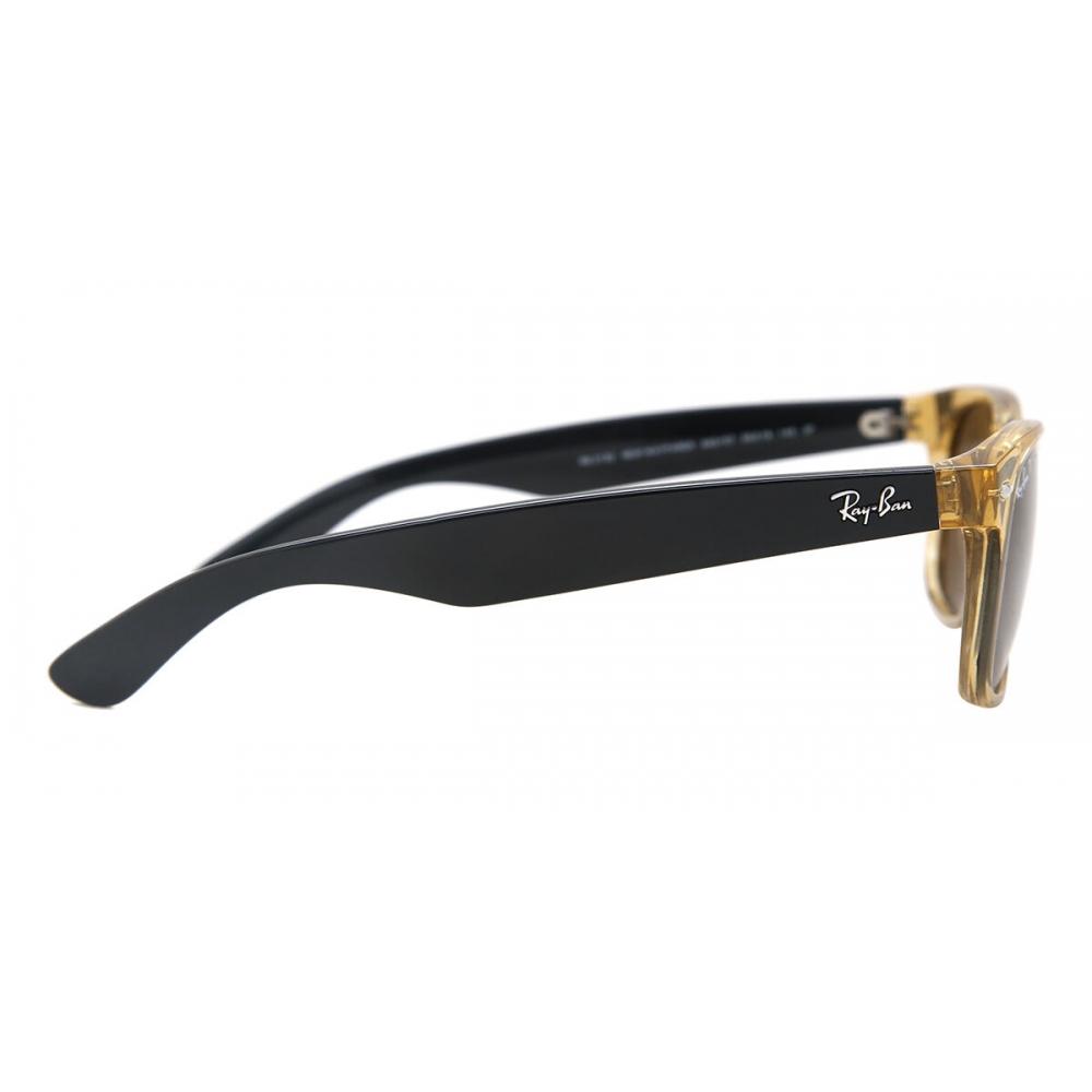 Солнцезащитные очки Ray Ban Rb2132 New Wayfarer Polarized 945 57 Унисекс