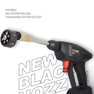 Регулируемая насадка 5 в 1 для аккумуляторной стиральной машины высокого давления, водяной пистолет, 1 шт.