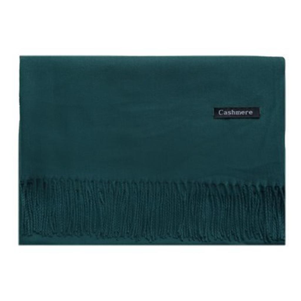 New Solid-color Faux Cashmere Scarf For Winter, Mid-length And Warm, Paired With A Sweet And Fashionable Fringed Scarf From Japan And South .